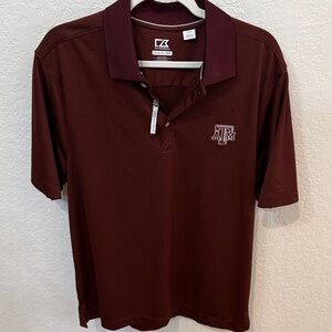 NWOT. Men’s Cutter & Buck A&M Polo, Size XL